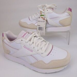 NEW! Reebok Royal Glide Running Shoes Women's Sneakers Size 7.0 M, White Leather